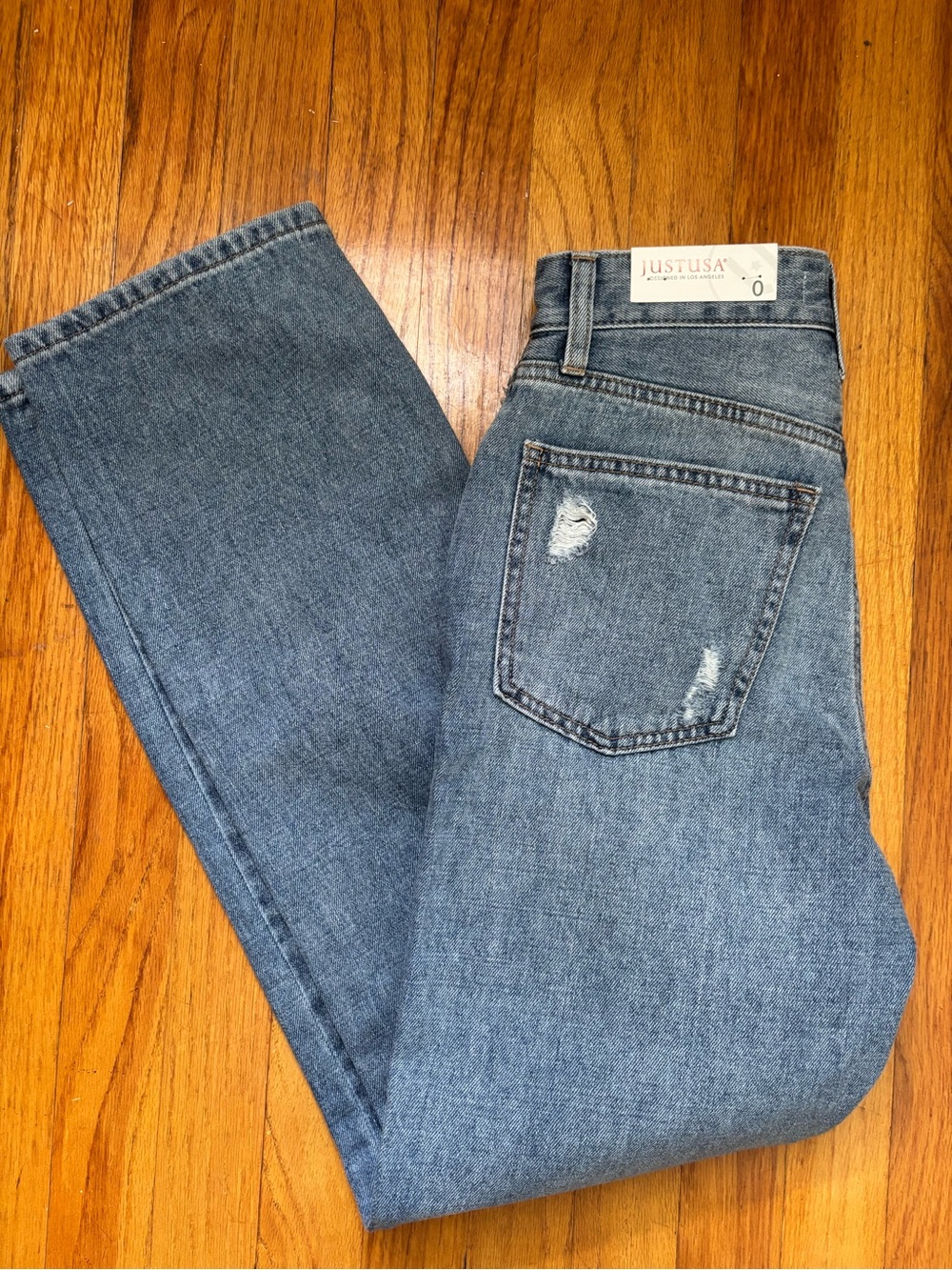 Just USA Super Dad Light Denim Jean Size 0